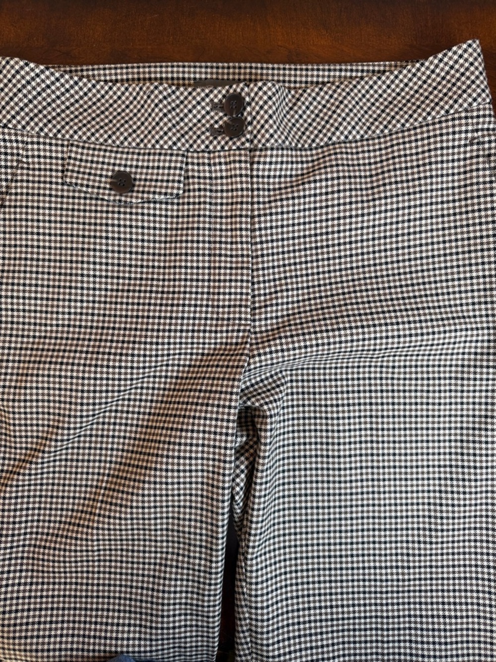 Vince Camuto Black and White‎ Gingham Pants